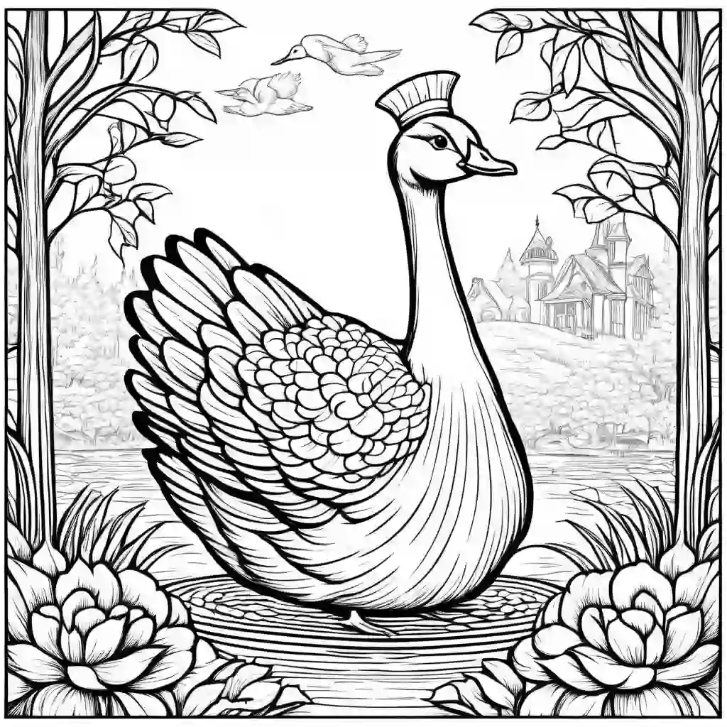 Mother Goose coloring pages